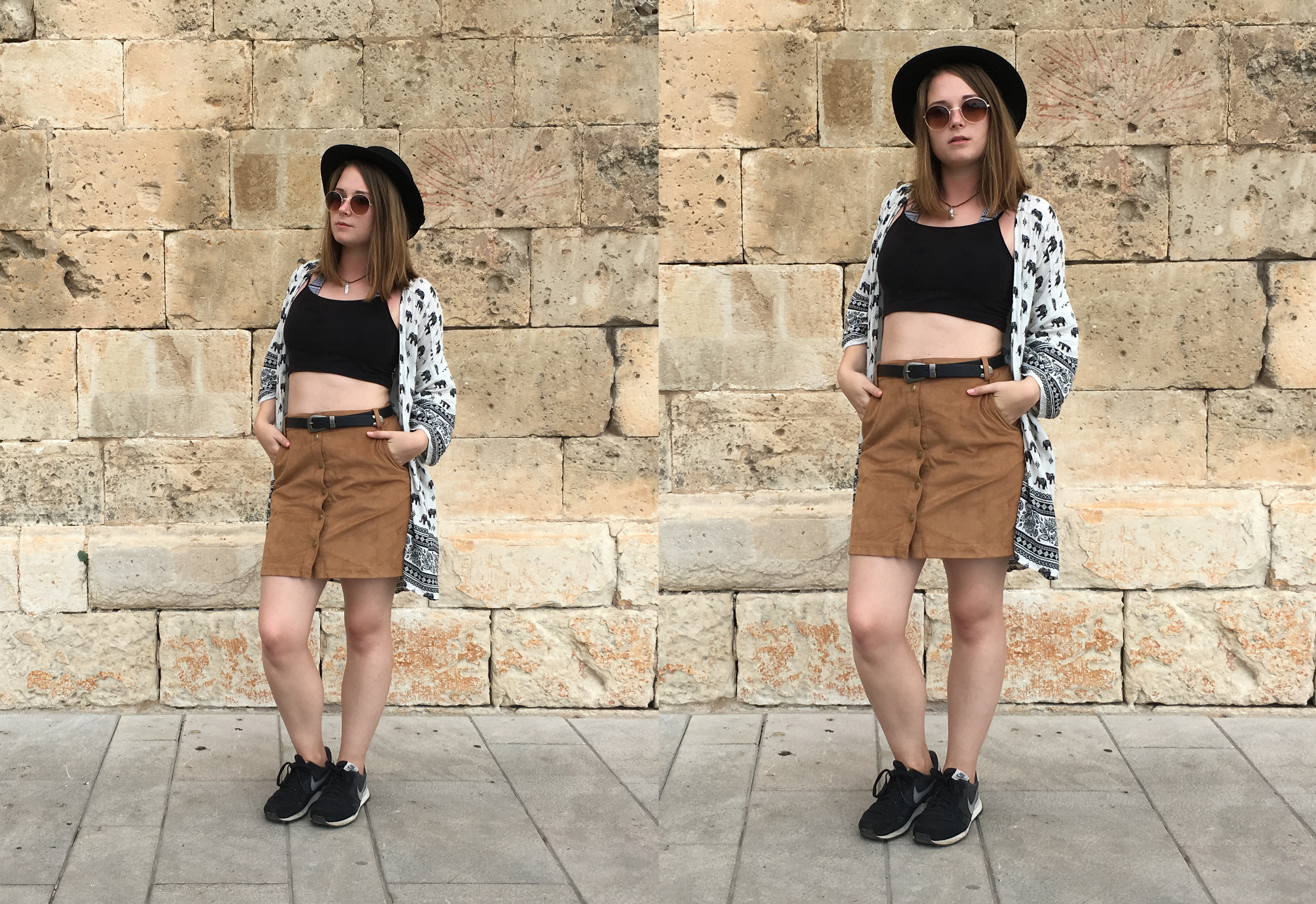 my outfit for strolling around palma de mallorca